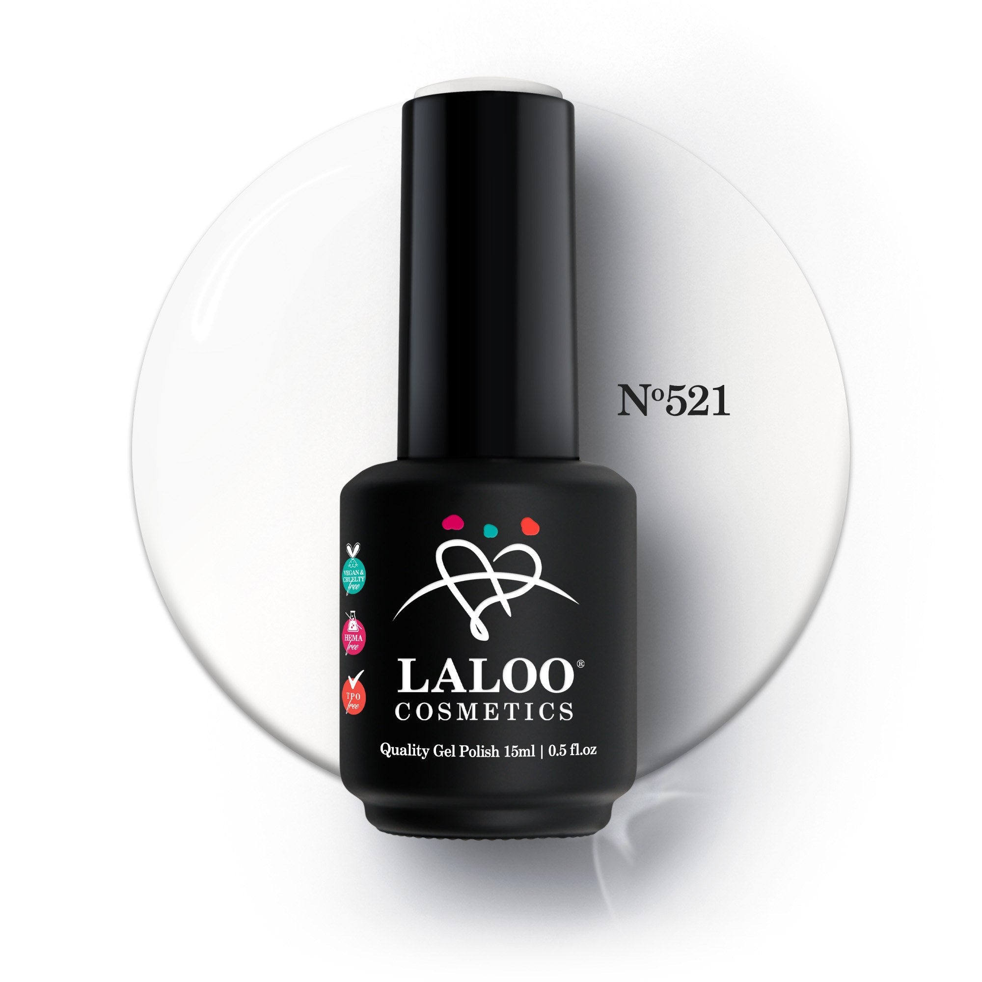 No.521 Candy White | Gel Polish 15ml