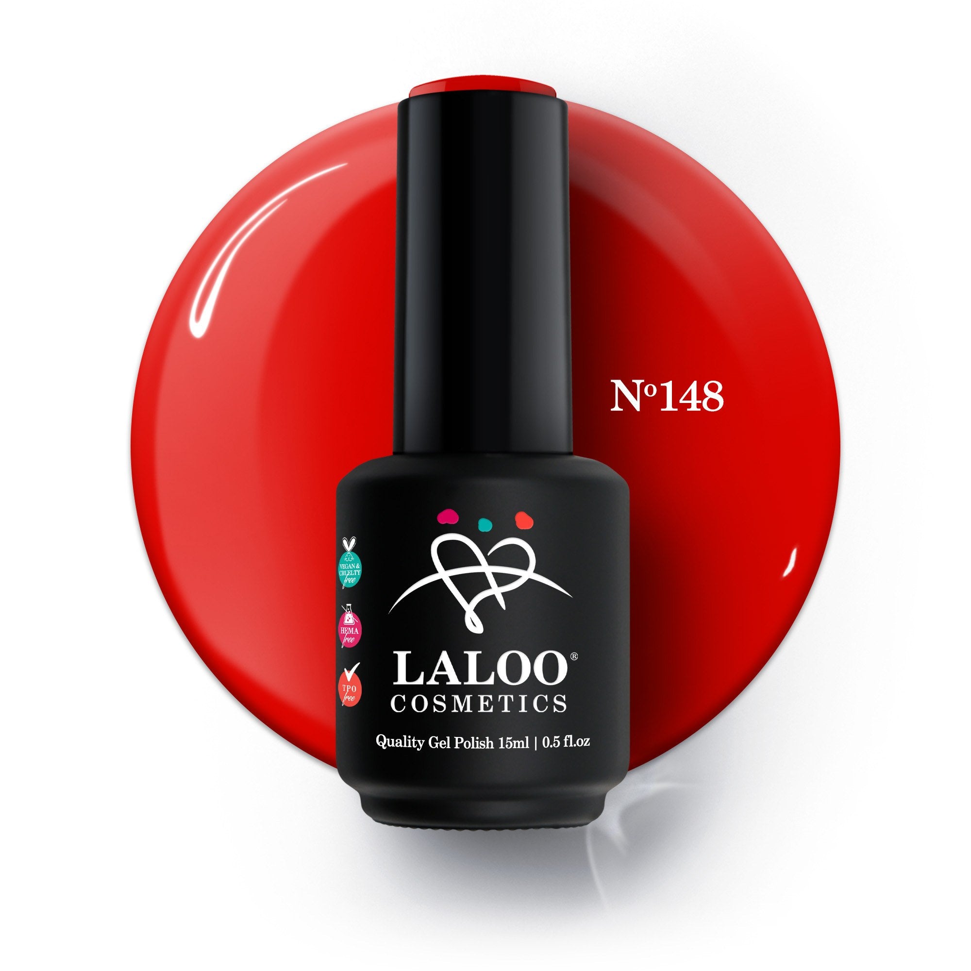 Νο.148 Fire Red | Gel Polish 15ml