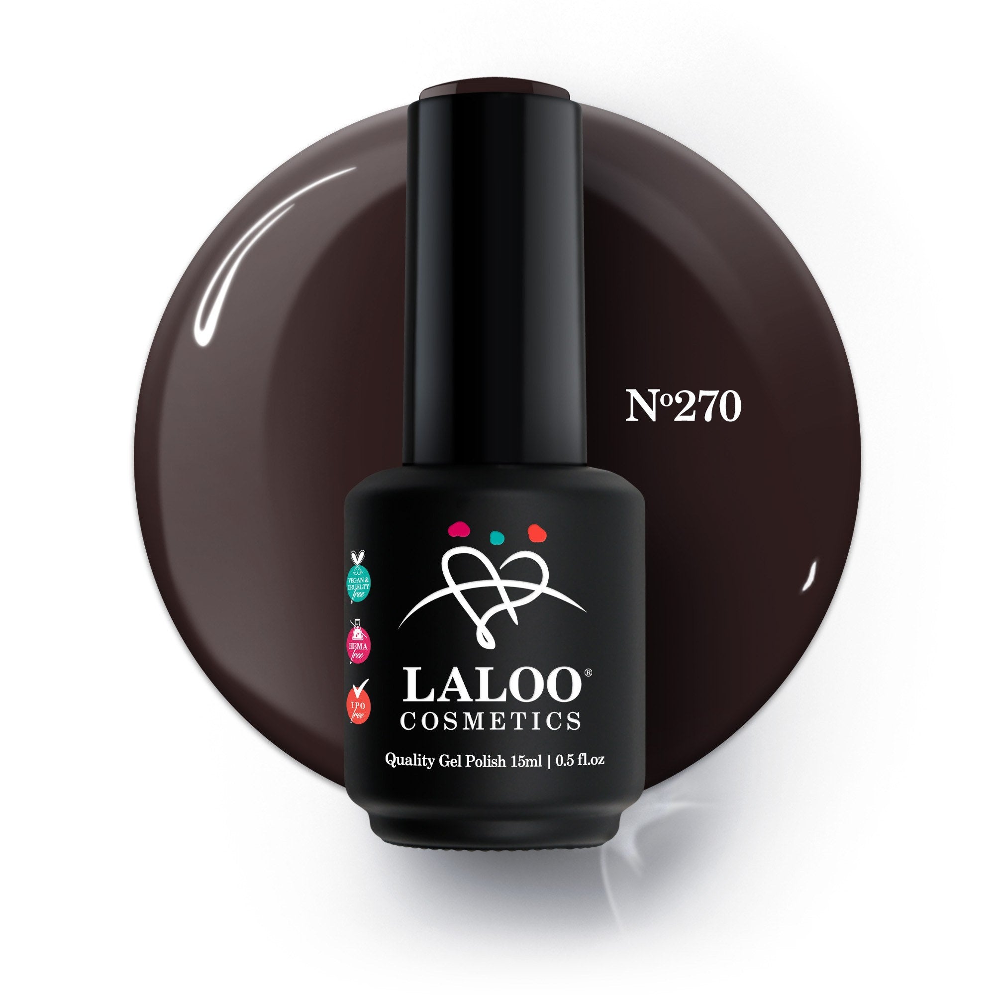 Νο.270 Wooden Brown | Gel Polish 15ml